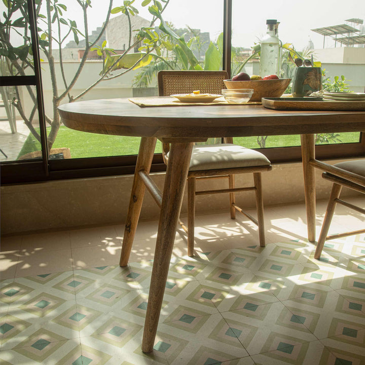 WEST VILLAGE FOUR SEATER OVAL DINING TABLE (WDFNA2823)