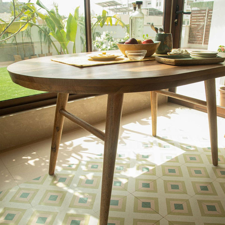 WEST VILLAGE FOUR SEATER OVAL DINING TABLE (WDFNA2823)