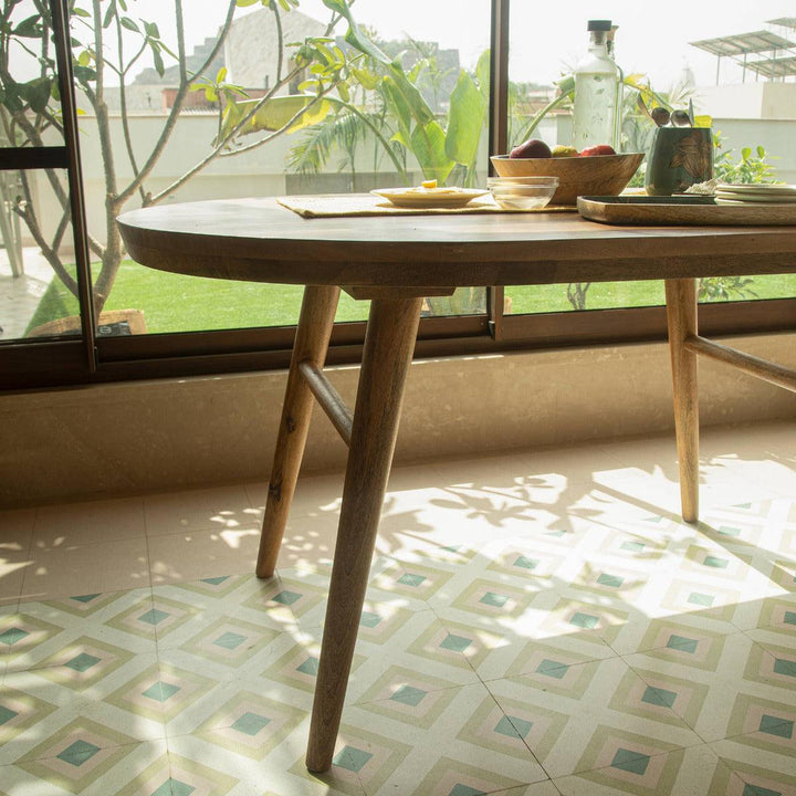 WEST VILLAGE FOUR SEATER OVAL DINING TABLE (WDFNA2823)